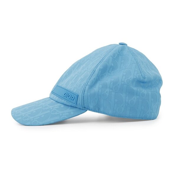 Dior Oblique Baseball Cap Size L Polyester100% Blue - Picture 2 of 12